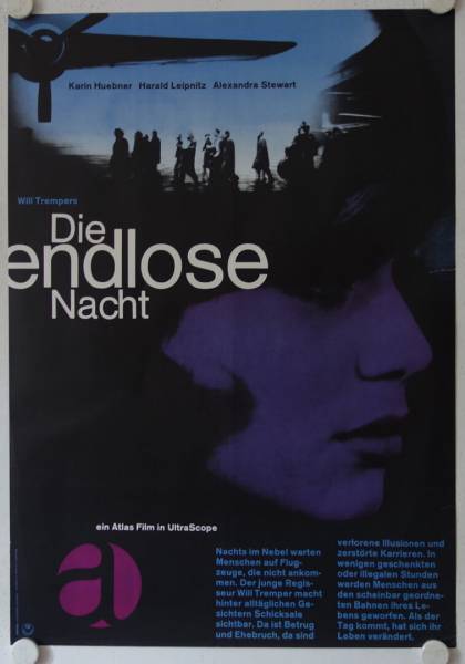 Die endlose Nacht originales deutsches Filmplakat